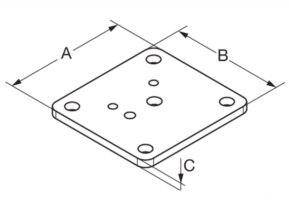 Murrplastik- A3 Fanuc M20iA Adapter Plate - 83692759