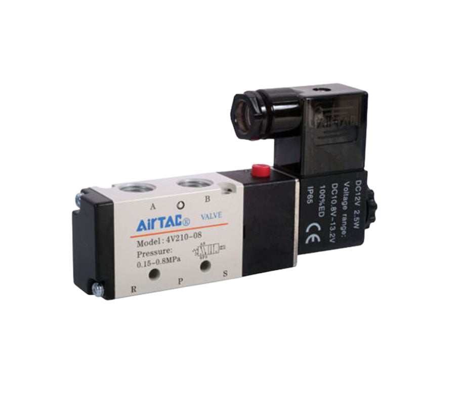 Airtac 4V11006F Solenoid Air Valve, 4V110-06 - Trimantec