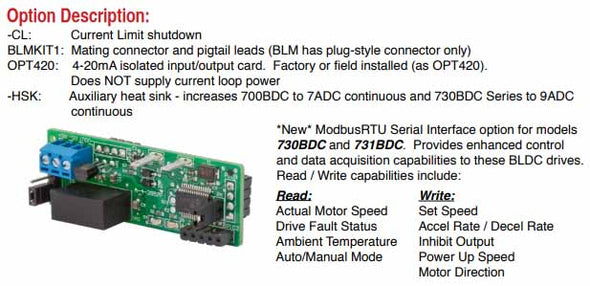 700BDC option description