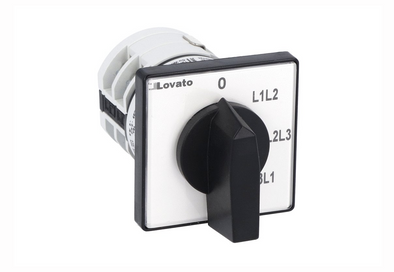 Lovato Electric: Rotary cam switch 7GN series, voltmeter switch for phase-phase voltages 16A - 7GN1267U