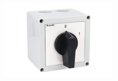 Lovato Electric: Enclosed rotary cam switch 7GN series, ON-OFF switch 3 poles 32A - 7GN3210P