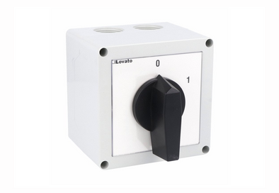 Lovato Electric: Enclosed rotary cam switch 7GN series, ON-OFF switch 3 poles 63A - 7GN6310P