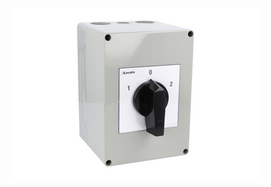 Lovato Electric: Enclosed rotary cam switch 7GN series, changeover switch 4 poles 63A - 7GN6375P