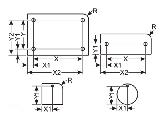 Murrplastik - ALM 120x20 SK Rectangular with radius - 8603200020 (MOQ 6 pcs)