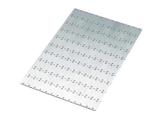 Murrplastik - ALM 40x12 HF, 2x3.5MM Rectangular with radius, 2x hole - 8603226006 (MOQ 6 pcs)