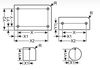 Murrplastik - ALU 60x40 R2 HF, 2x2.5MM Rectangular with radius, 2x hole - 8604126016 (MOQ 6 pcs)