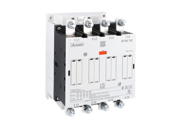 Lovato BF Series: 4 Pole Contactor, IEC - BF195T4E400