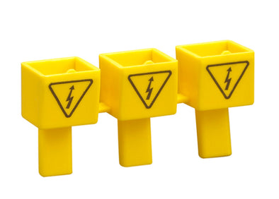 Lovato Kit of 3 insulating caps for unused bar terminals - BRU3V (MOQ 10)