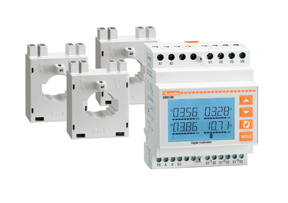 Lovato DMG: Multimeter KIT, DIN Rail Mount - DMGKIT100250