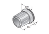 Murrplastik - ELD/K M25x1.5 Gray Conduit Fitting - 83741418 (MOQ 50 pcs)