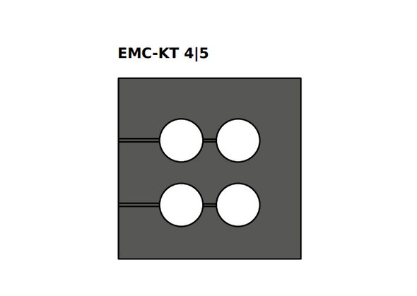 Icotek EMC-KT 4/5: EMC Cable Grommets - 99507