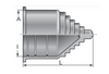 Murrplastik - ET 16 Gray Conduit End Grommet - 83723416 (MOQ 50 pcs)