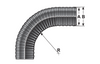 Murrplastik - EWT-PP M25/P21 Black Split Flex Conduit - 83204258 (MOQ 50 Meters)