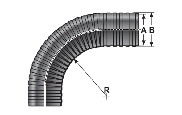 Murrplastik - EW-R-PP-LS M16/P11 Black Corrugated Conduit - 83201410 (MOQ 100 Meters)