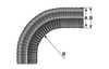Murrplastik - EWT-PA M12/P9 Black Split Flex Conduit - 83164252 (MOQ 50 Meters)