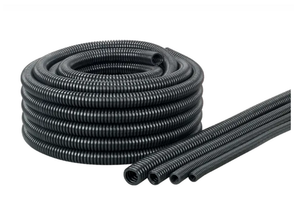 Murrplastik - EW-PAE-LS M20/P16 Black Corrugated Conduit - 83988298 (MOQ 50 Meters)