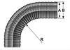 Murrplastik- EW-PA-LS M16/P11 Black Corrugated Conduit - 83163854 (MOQ 50 Meters)