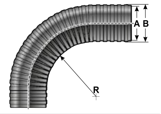 Murrplastik- EW-PAB-06 Black Corrugated Conduit - 83162250 (MOQ 50 Meters)