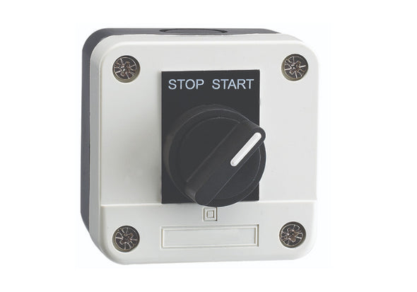 start enclosure with rotary handle