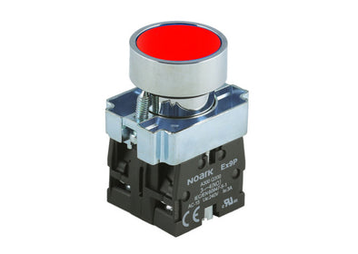 flush red pushbutton