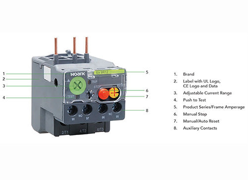 Relay label diagram