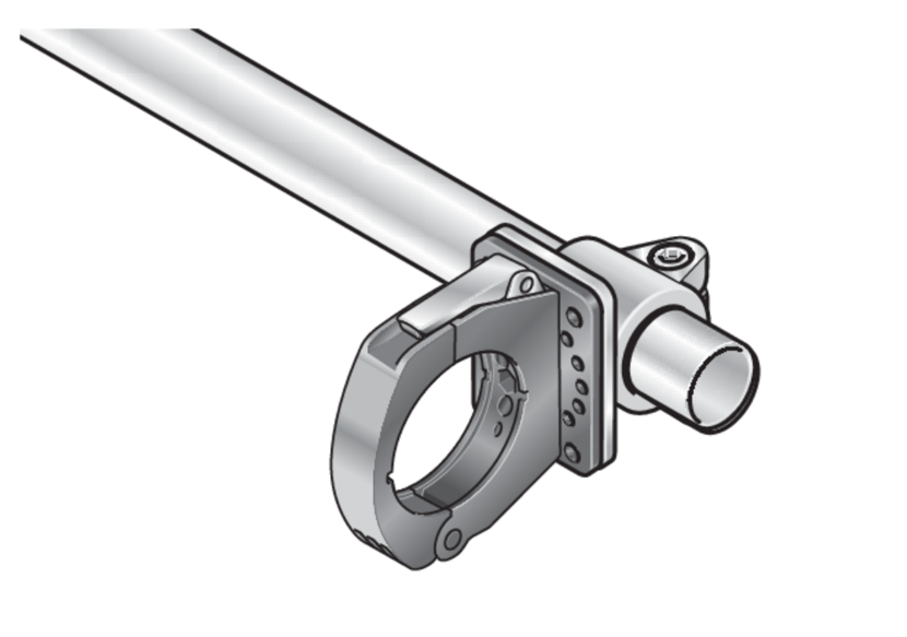 Murrplastik - R-FKE 32 Black Anodized Flange Clamp - 83952614 Murrplastik - R-FKE 32 Black Anodized Flange Clamp - 83952614