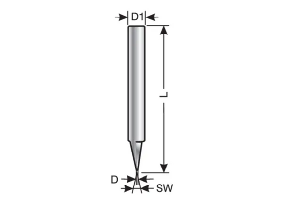 Murrplastik - Graver 36° d = 1.0 mm - 86721440