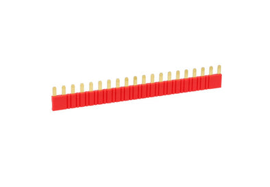 Lovato Electric: 20-pole parallel busbar, red - HR1X9120 (MOQ 10pcs)
