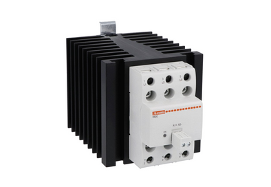 Lovato Electric Solid state relay with heatsink, three-phase - HS2C6HV060A230