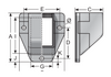 Murrplastik- KFW-48 Gray Bulkhead Fitting - 83561620 (MOQ 10 pcs)