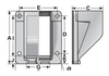 Murrplastik- KFW-16 Black Bulkhead Fitting - 83561652 (MOQ 10 pcs)