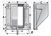 Murrplastik- KFW/D-48 Gray Bulkhead Fitting - 83561820 (MOQ 10 pcs)