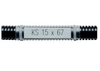 Murrplastik - KS 27/12.5 White Multi-Line Label Plate - 86361250