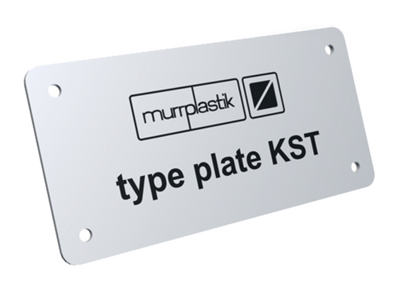 Murrplastik - KST 52x26 R3 Type Plate - 8607140006