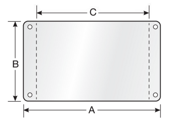 Murrplastik - KST 100x60 R5 Type Plate - 8607140003