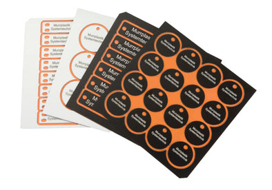 laser aluminum labels 