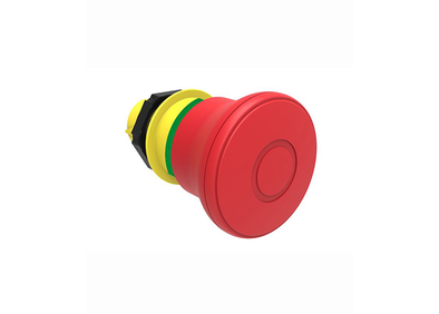Lovato Electric: Red 40mm Mushroom Pushbutton actuator, Emergency Stop, Pull to Release - LPCB6744
