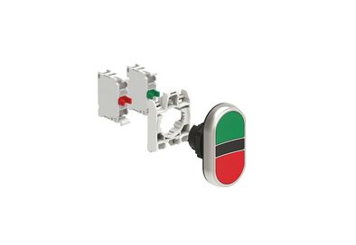 Lovato Electric: Double-Touch Push Button, Spring Return - LPCB7113K11