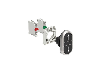 double touch pushbutton with Up/Down symbols