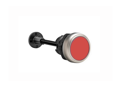LOVATO Electric LPCR1002 Mechanical Reset Button, Spring Return 22mm Platinum, Flush, Black LOVATO Electric LPCR1002 Mechanical Reset Button, Spring Return 22mm Platinum, Flush, Black