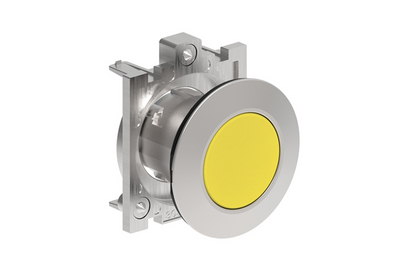 Lovato Electric: Push-Push button actuator, Flush, Yellow - LPFQ105