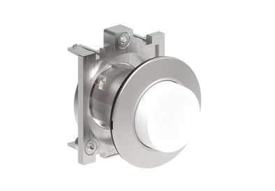 white extended pushbutton
