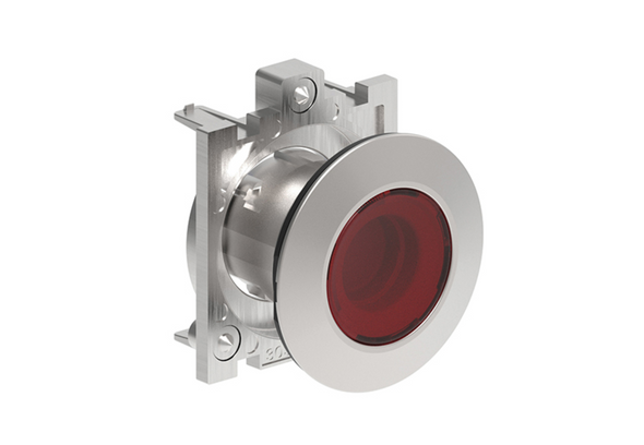 Lovato Electric: Illuminated Push-Push button actuator, Flush, Red - LPFQL104