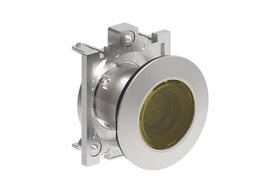 yellow illuminated flush pushbutton