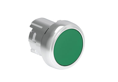 green pushbutton flush