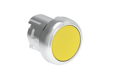 Lovato Electric: Pushbutton actuator, spring return, yellow - LPSB105