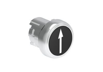 Lovato Electric: Pushbutton Actuator, Momentary, Black with Symbol - LPSB1152