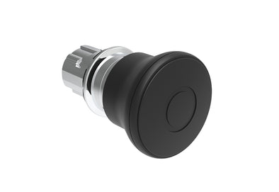 Lovato Electric: Black 40mm Mushroom Pushbutton actuator, Pull to release - LPSB6742