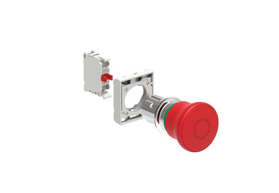 red mushroom pushbutton KIT, Pull to release