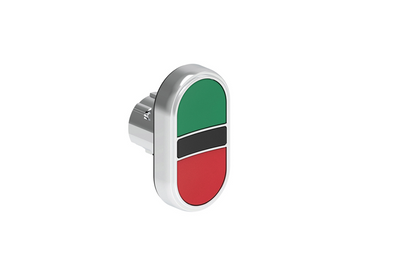 Lovato Electric: Double-Touch Push Button, Flush, Green/Red - LPSB7113